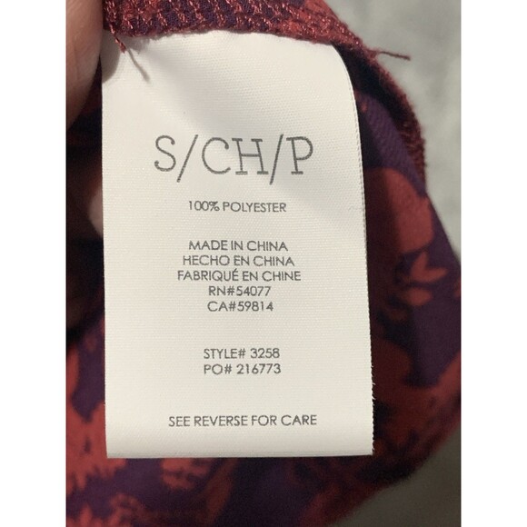 Cabi Shirt Womens Small Purple Red Cameo Sleeveless Tank Top Layered Y2K Whimsy - Picture 12 of 16